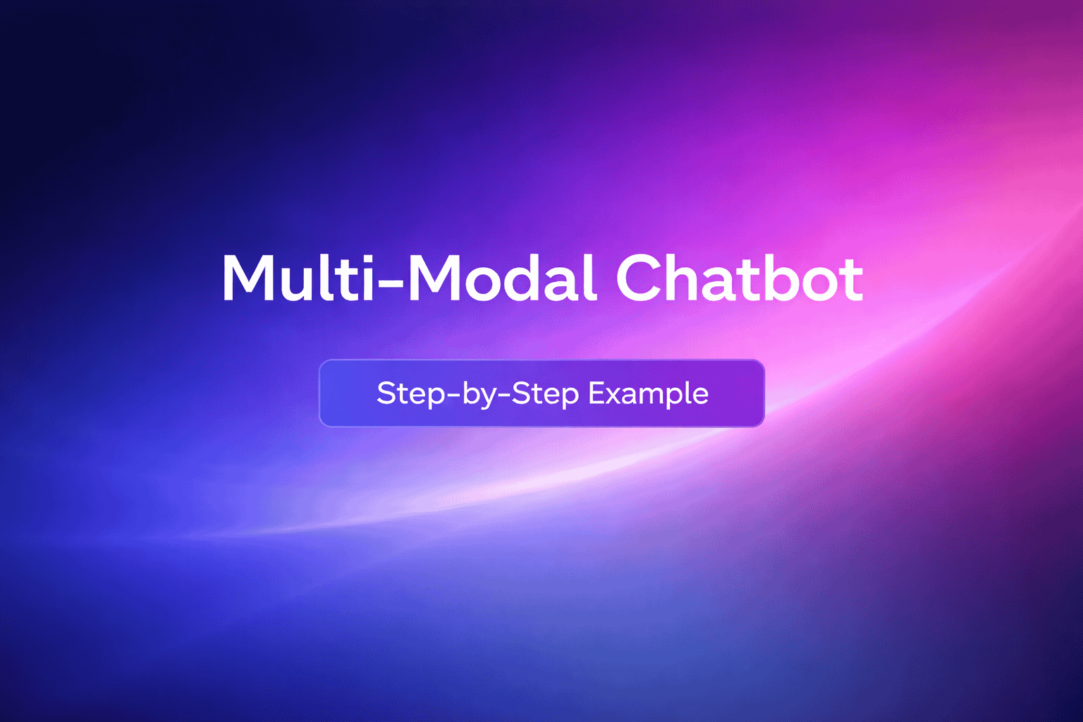 multi-modal chat bot